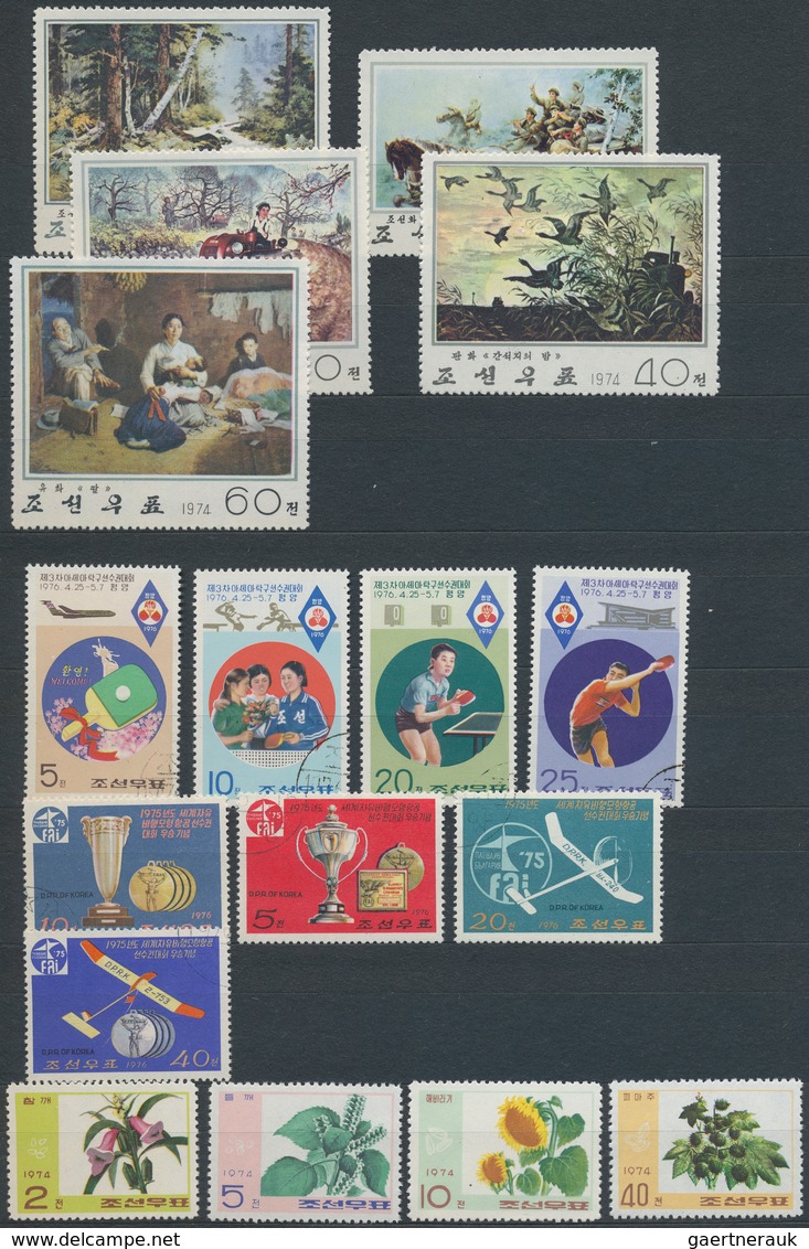 24666 Asien: 1960/1980 (ca.), North Korea And Mongolia, Mint And Used Accumulation In Two Stockbooks Incl. - Altri - Asia