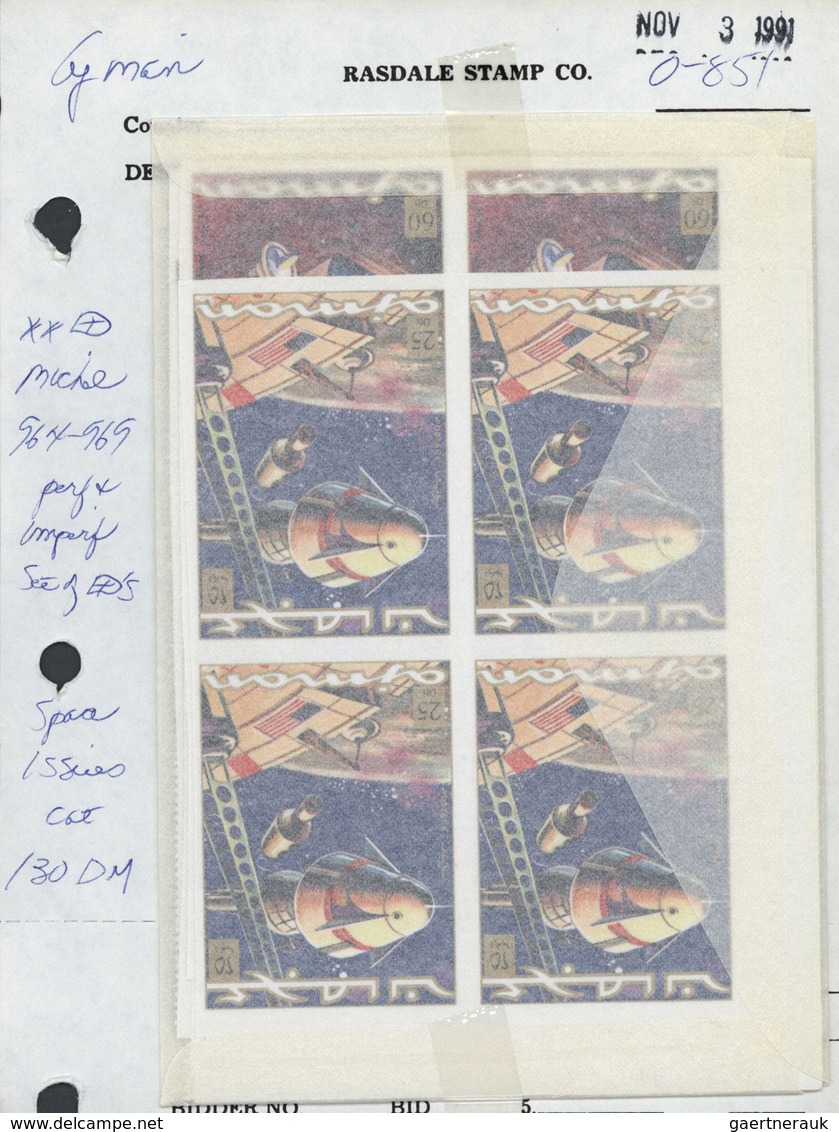 24674 Asien: 1965/1995 (ca.), ARAB STATES, Balance In Several Albums/loose Material, Comprising Sharjah, S - Autres - Asie