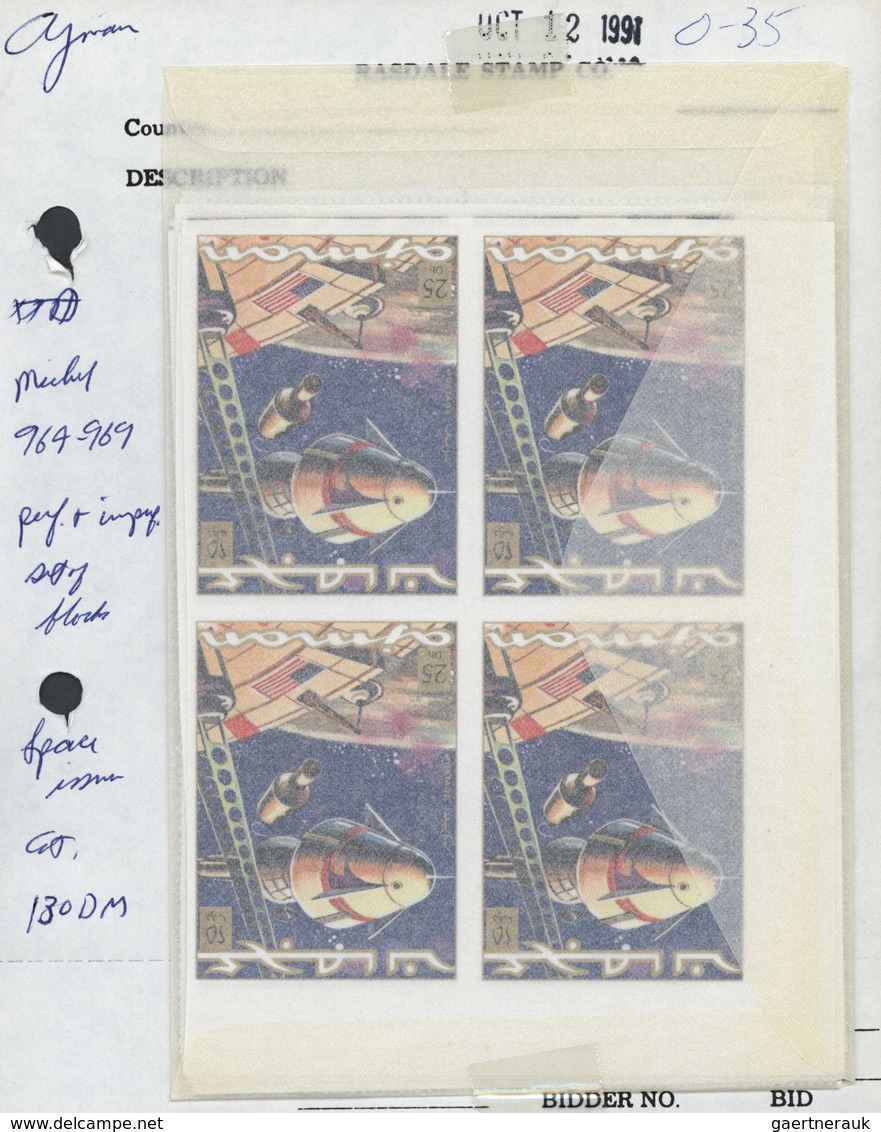 24674 Asien: 1965/1995 (ca.), ARAB STATES, balance in several albums/loose material, comprising Sharjah, S