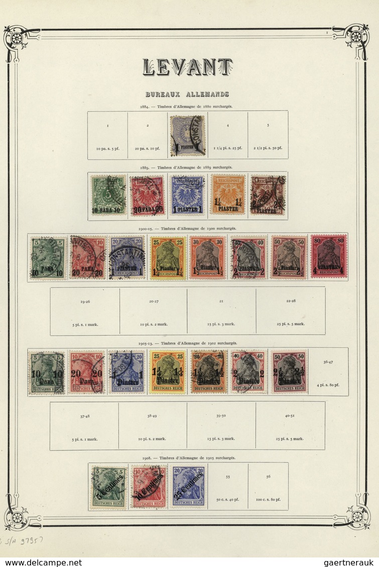 24711 Levante / Levant: 1867/1921, Austrian/German/Italian/Russian P.O., Mint And Used Collection On Yvert - Turquie (bureaux)