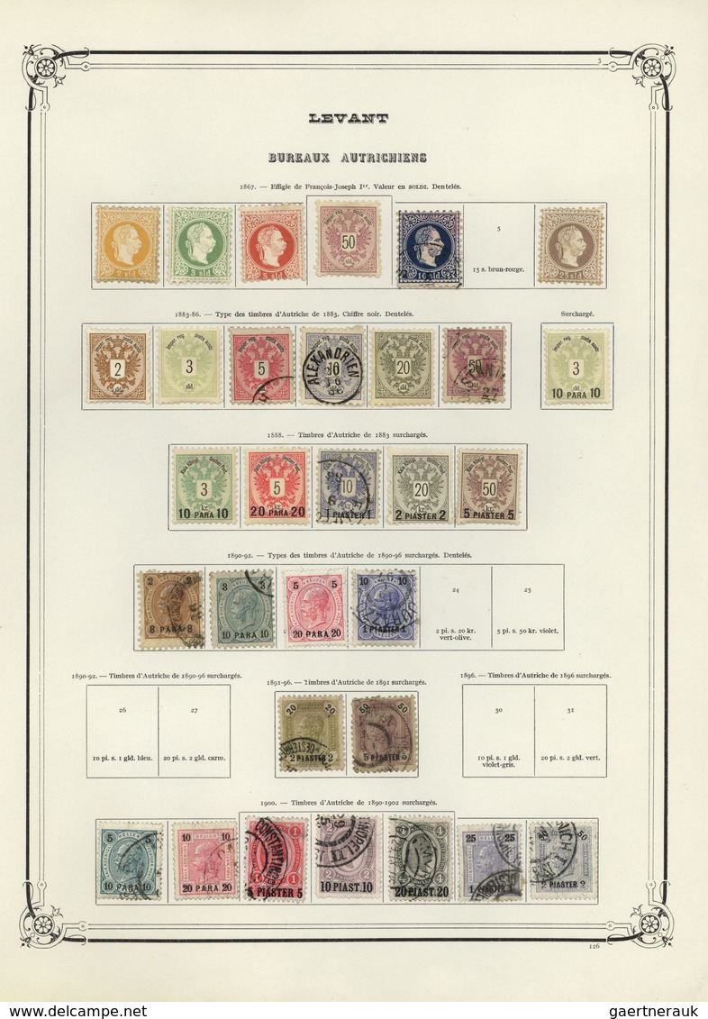 24711 Levante / Levant: 1867/1921, Austrian/German/Italian/Russian P.O., Mint And Used Collection On Yvert - Turquie (bureaux)