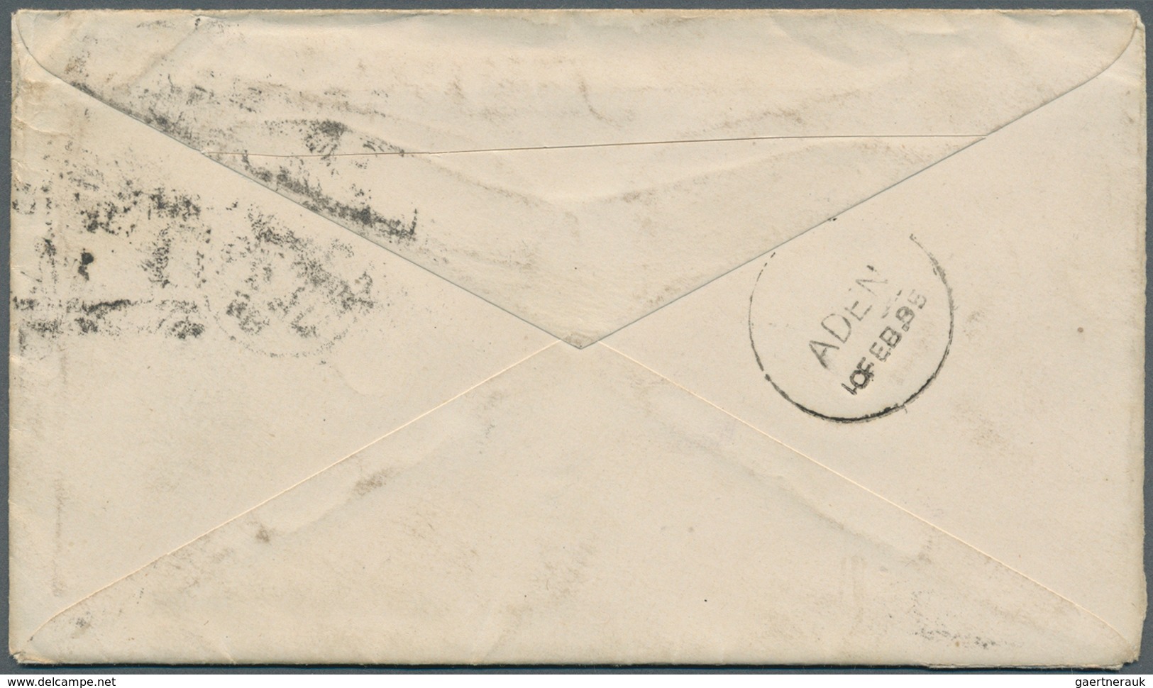 24724 Britische Kolonien: 1885/1947, Group Of Ten Better Entires, E.g. Four Covers Aden Correspondence, Bi - Autres & Non Classés