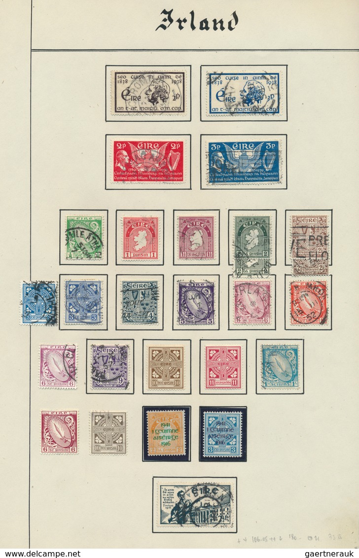 24726 Britische Kolonien: 1890/1970 (ca.), British Europe, Mainly Mint Collection Of Ireland, Cyprus, Malt - Autres & Non Classés