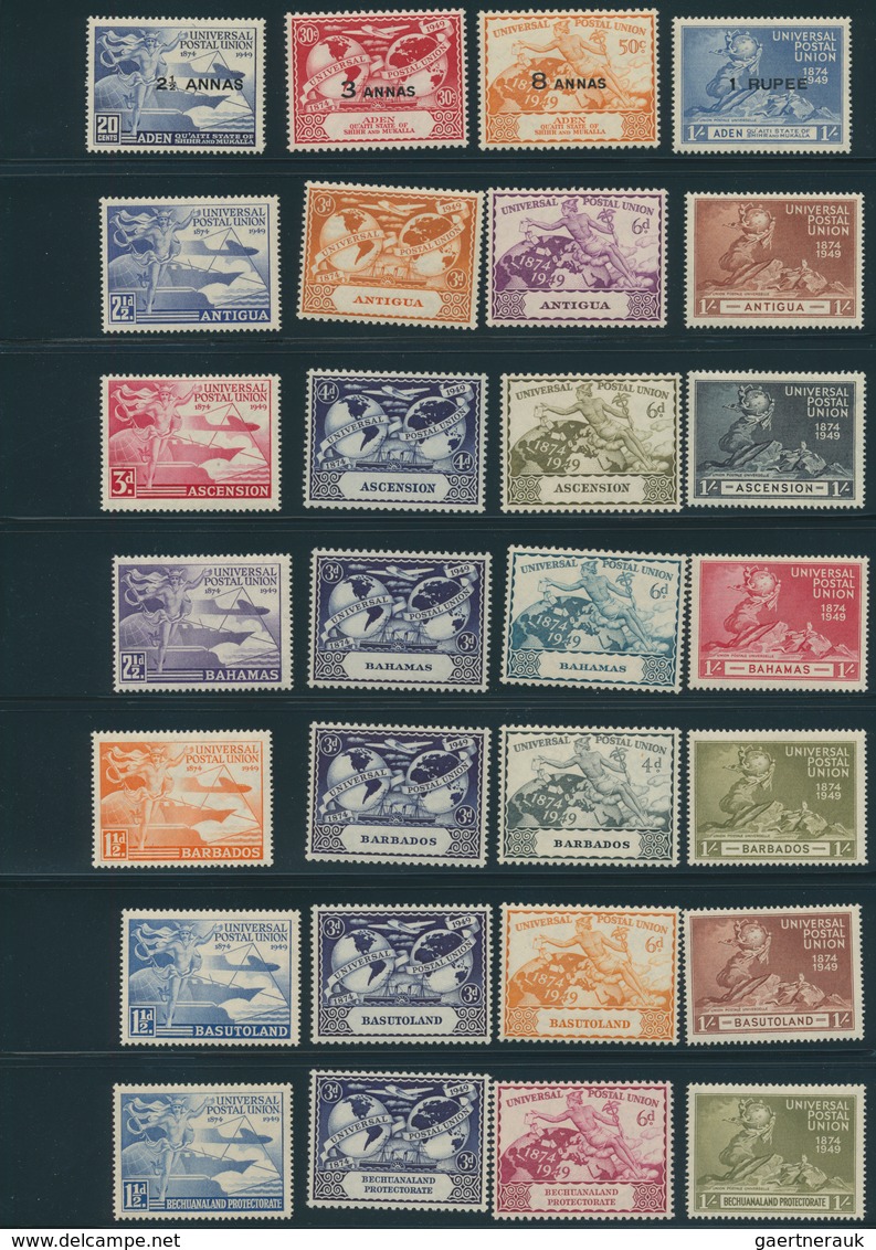 24730 Britische Kolonien: 1949, 75th Anniversary Of UPU, U/m Collection Of 282 Stamps (see Photo) - Autres & Non Classés