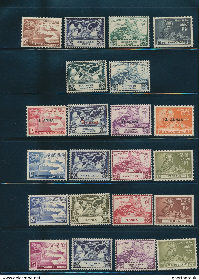 24730 Britische Kolonien: 1949, 75th Anniversary Of UPU, U/m Collection Of 282 Stamps (see Photo) - Autres & Non Classés