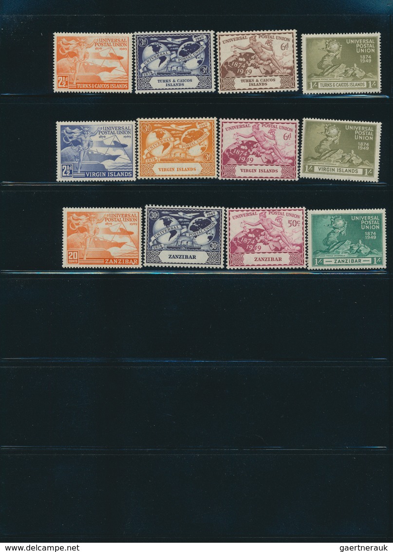 24730 Britische Kolonien: 1949, 75th Anniversary Of UPU, U/m Collection Of 282 Stamps (see Photo) - Autres & Non Classés