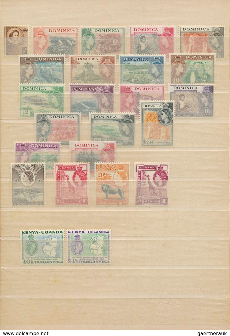 24731 Britische Kolonien: 1953/1965 (ca.), GB/colonies, QEII Balance On Album Pages Comprising Many Differ - Autres & Non Classés