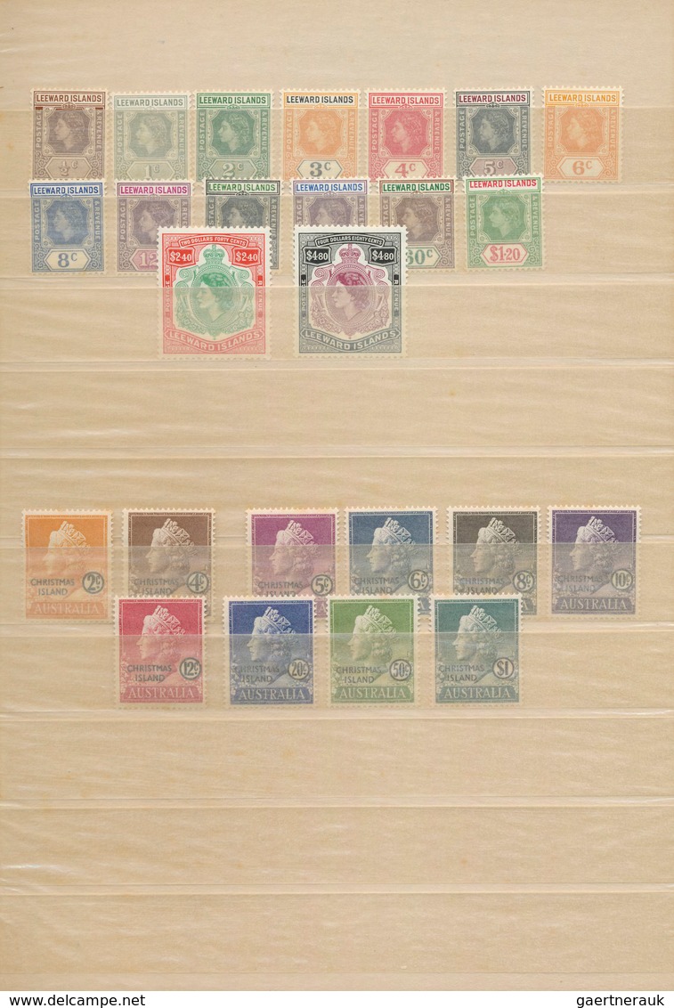 24731 Britische Kolonien: 1953/1965 (ca.), GB/colonies, QEII balance on album pages comprising many differ