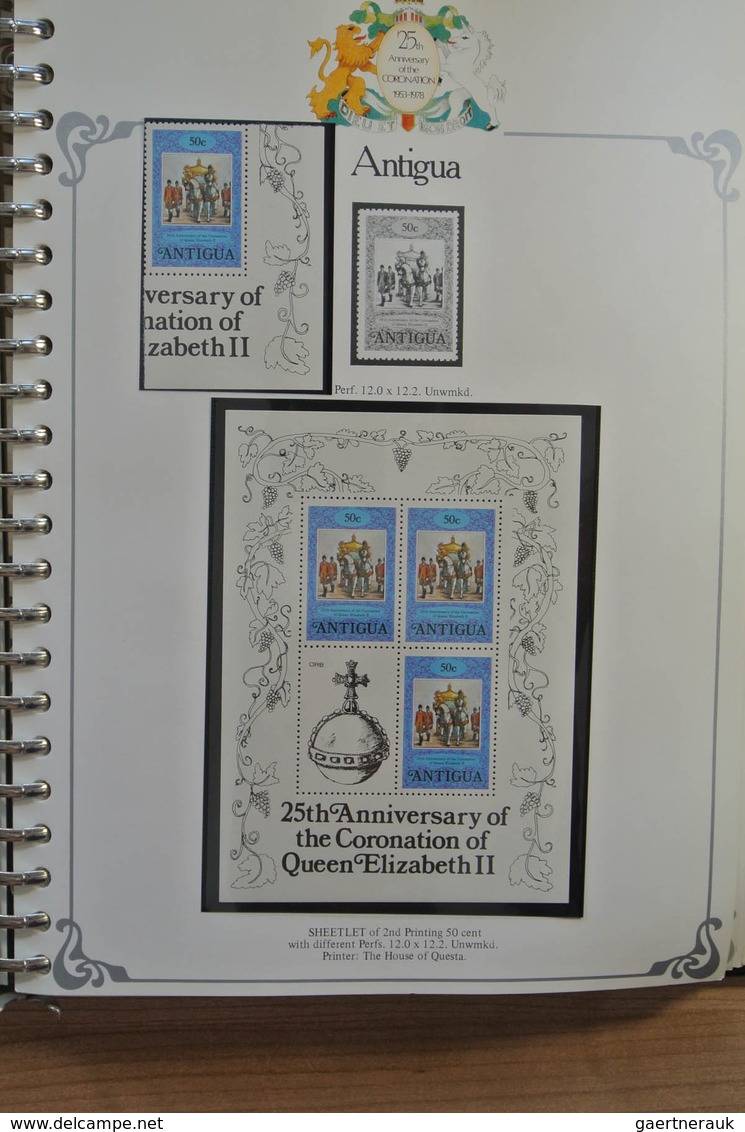 24743 British Commonwealth: 1978. Extensive, MNH collection British colonies to commemorate Silver Jubilee