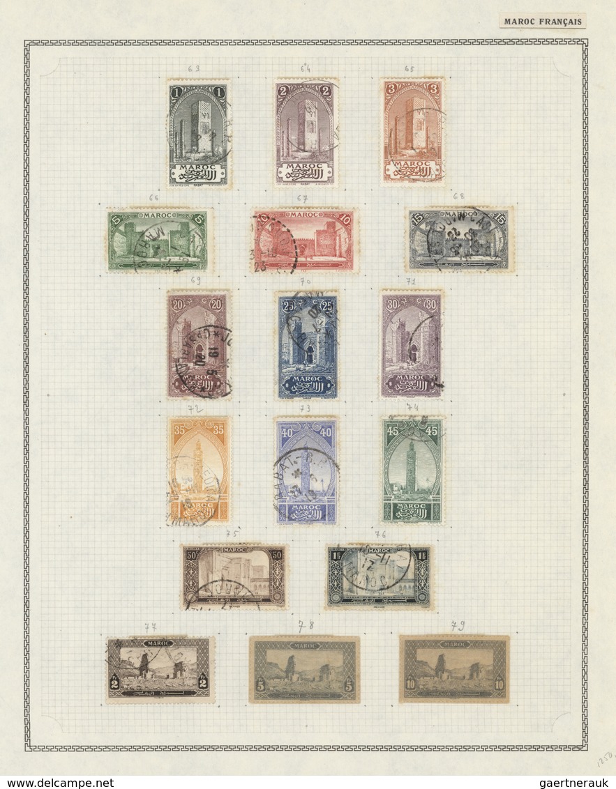 24746 Französische Kolonien: 1860/1940 (ca.), Sammlung in einem Album mit Marken aus allen Kolonien Frankr