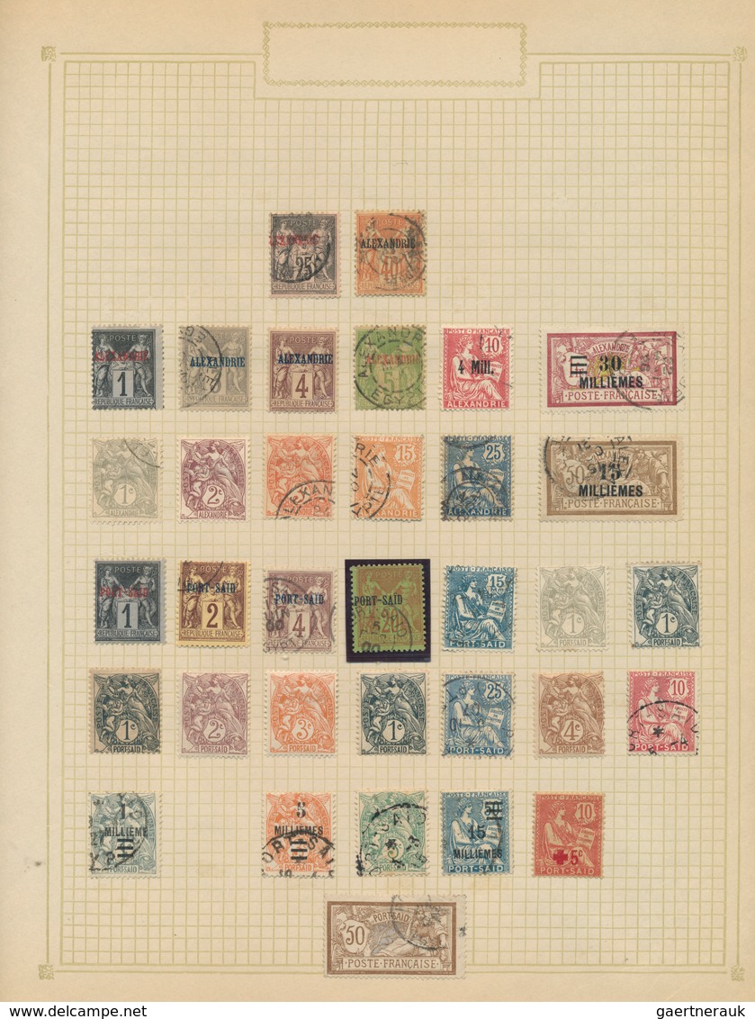 24748 Französische Kolonien: 1860/1970 (ca.), mainly before 1940, comprehensive mint and used collection o