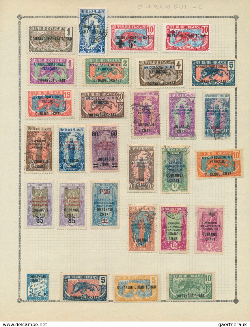 24752 Französische Kolonien: 1890/1960 (ca.), used and mint collection of aprx. 40 different countries in