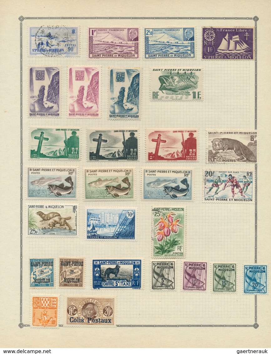 24752 Französische Kolonien: 1890/1960 (ca.), used and mint collection of aprx. 40 different countries in