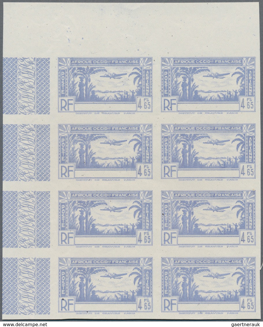 24757 Französische Kolonien: 1938/1940 (ca.), Accumulation On Stocksheets With About 100 PROOFS (complete - Autres & Non Classés