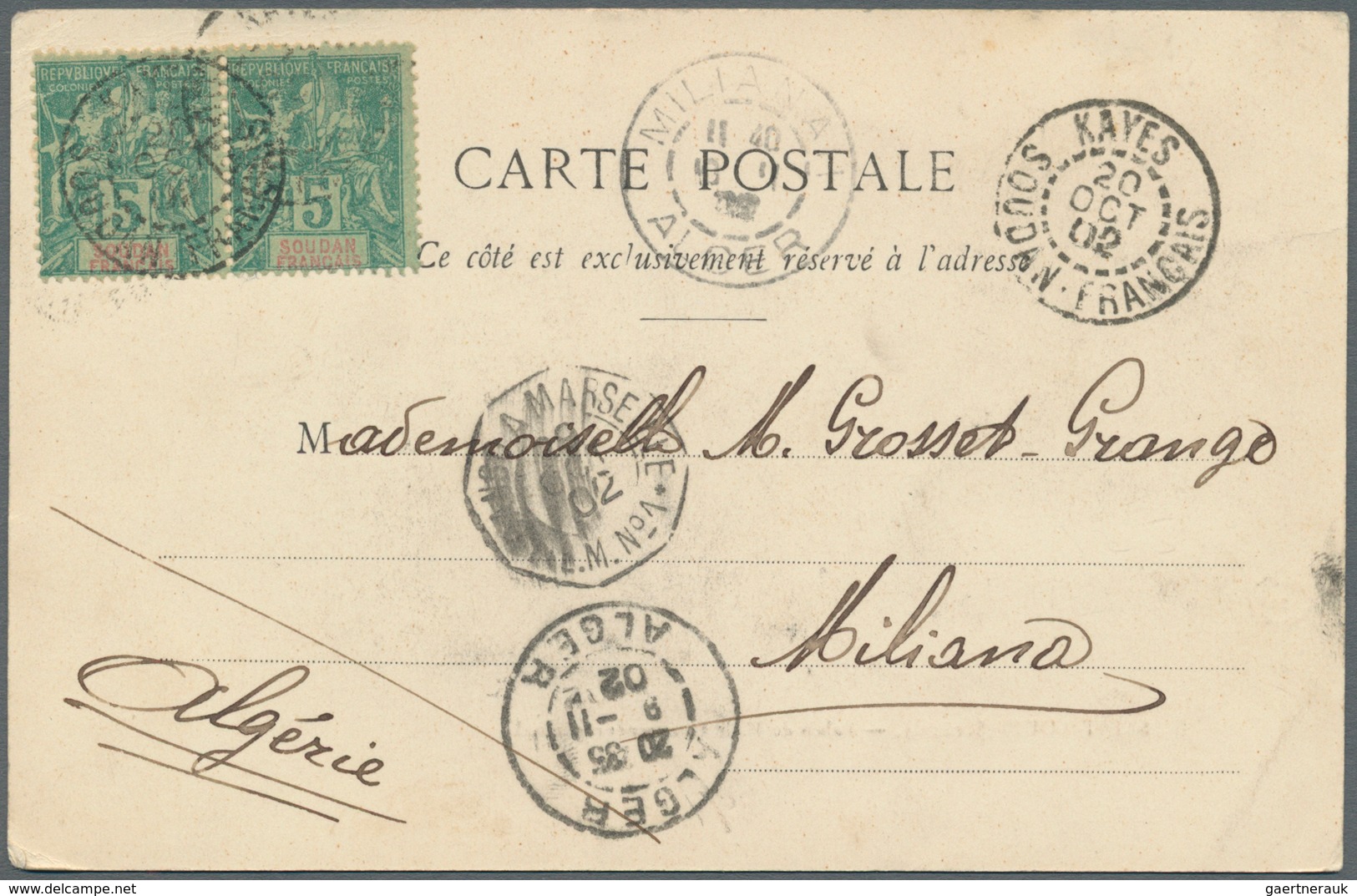 24762 Französische Kolonien / Nachfolgestaaten: 1871/1944: 87 better covers and postal stationeries includ
