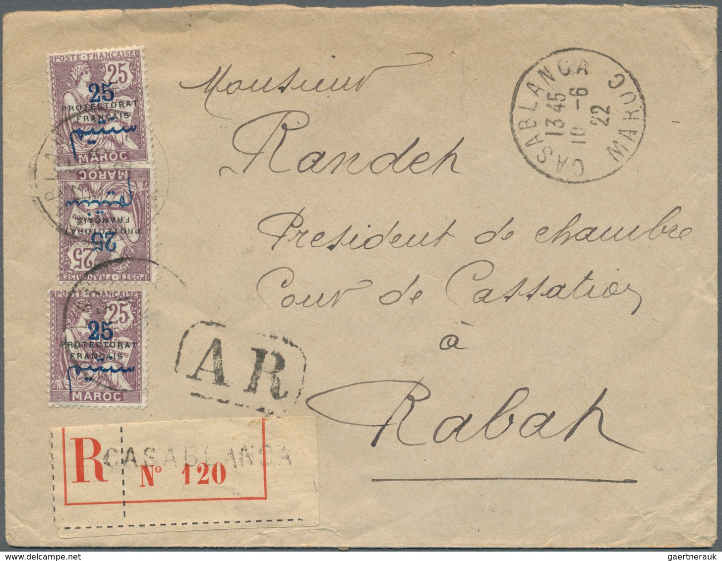 24762 Französische Kolonien / Nachfolgestaaten: 1871/1944: 87 better covers and postal stationeries includ