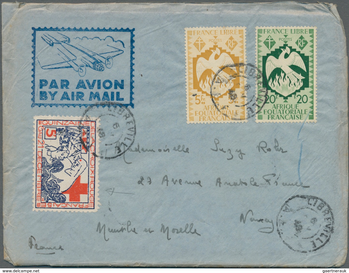 24762 Französische Kolonien / Nachfolgestaaten: 1871/1944: 87 better covers and postal stationeries includ