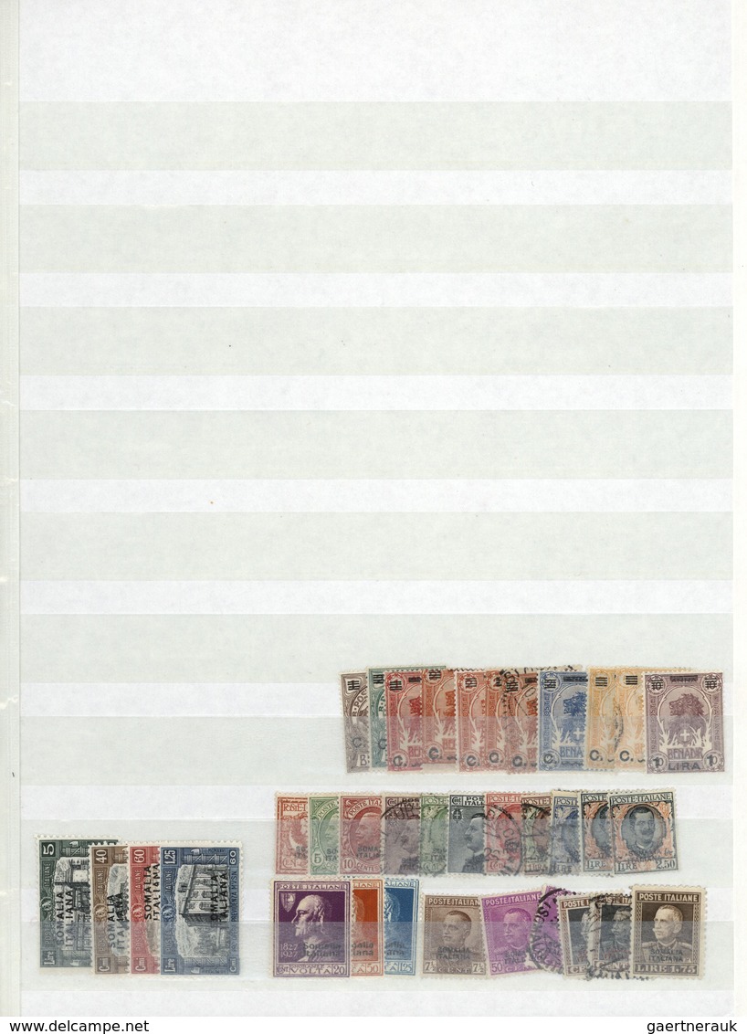 24766 Italienische Kolonien: 1893/1941, Mainly Mint Collection Of Eritrea, Somalia And AOI On Stockpages, - Emissions Générales