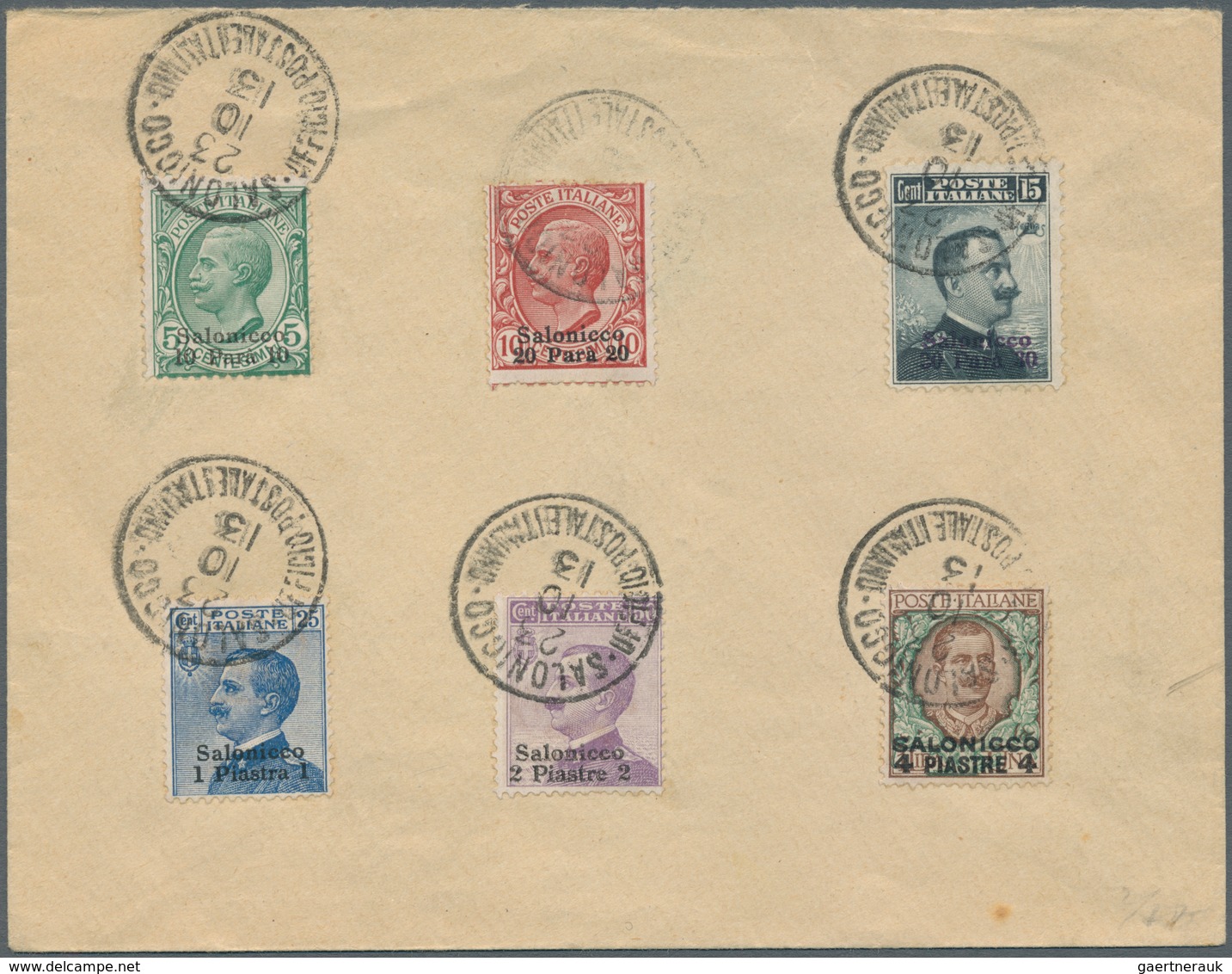 24768 Italienische Kolonien: 1912/1913, Aegean Islands/Levant/Libya, Lot Of 14 Envelopes (partly Shortened - Emissions Générales