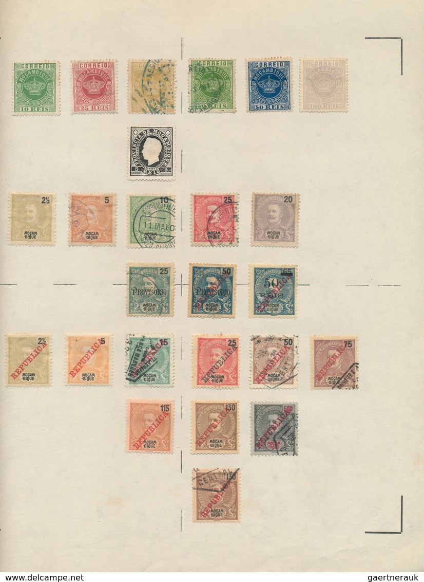 24771 Portugiesische Kolonien: 1880/1940 (ca.), Mint And Used Collection On Abum Pages In A Binder, Compri - Autres & Non Classés