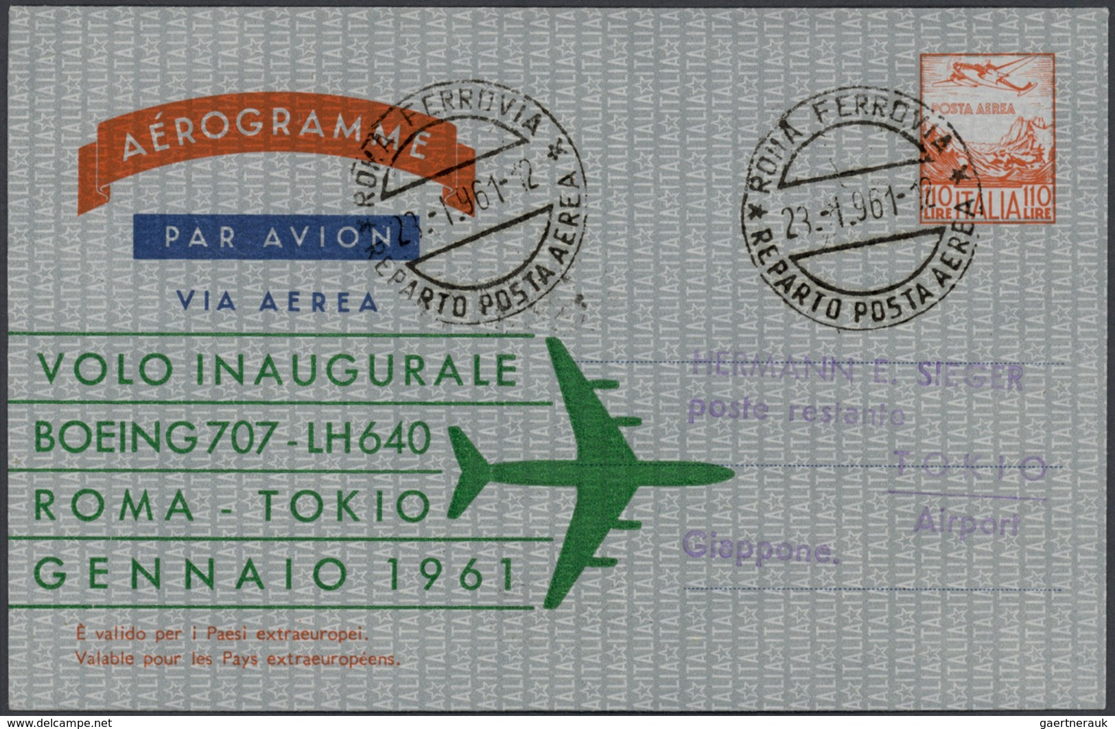 24811 Flugpost Deutschland: 1955/1963, Lufthansa-Erstflüge, Sammlung von ca. 310 augenscheinlich nur versc
