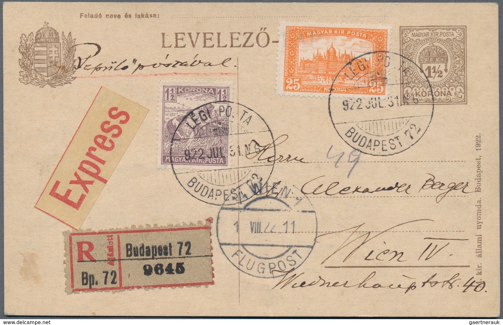 24813 Flugpost Europa: 1909/1940 (ca.), accumulation in two albums with about 220 mostly airmail covers wi