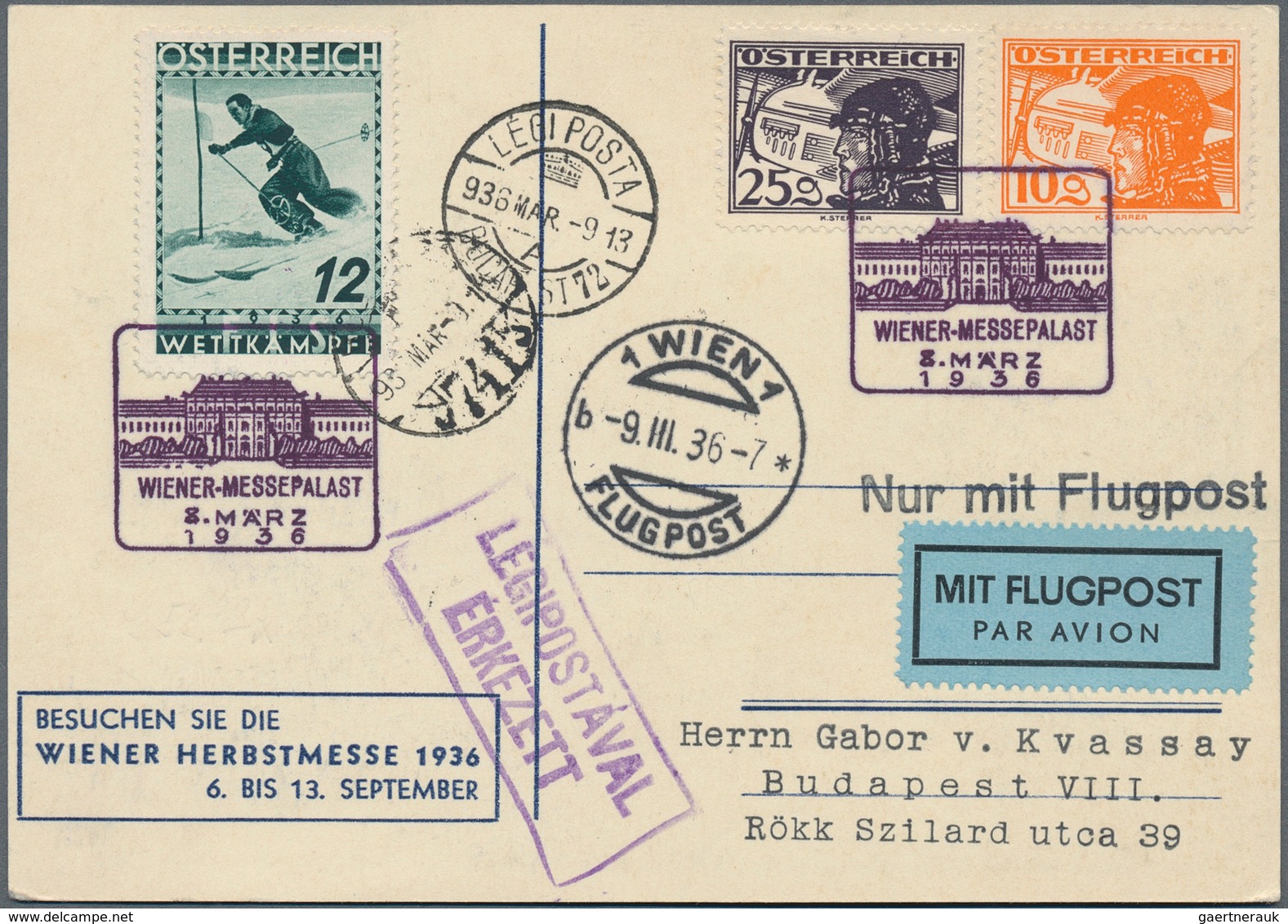 24813 Flugpost Europa: 1909/1940 (ca.), accumulation in two albums with about 220 mostly airmail covers wi