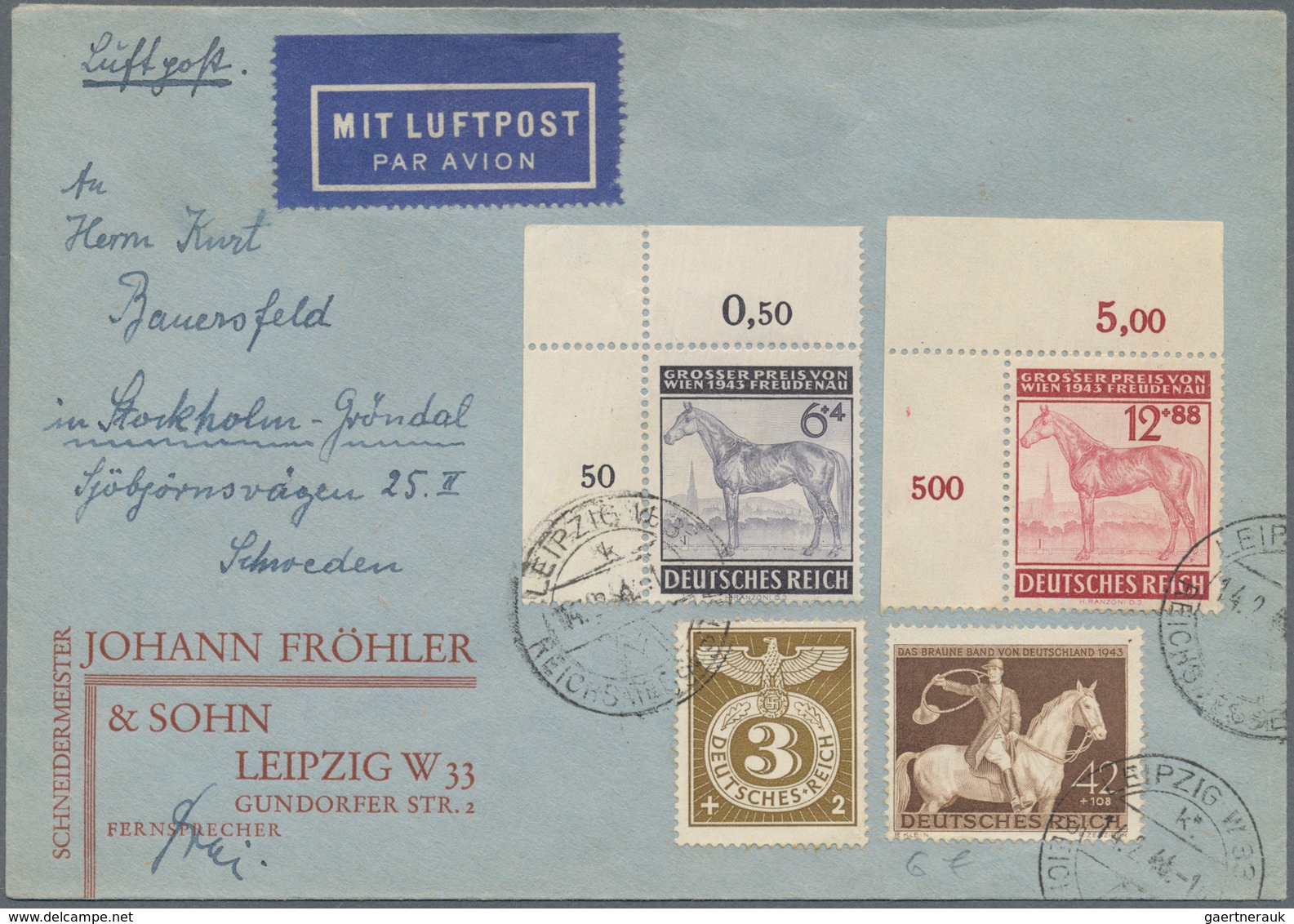 24831 Flugpost Alle Welt: 1900/2000, Huge Collection Of International Airmail Covers In Over 100 Albums, I - Autres & Non Classés