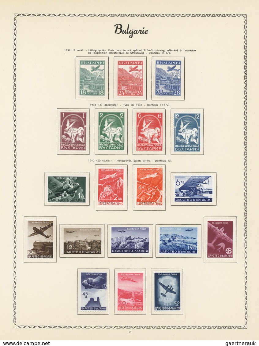 24832 Flugpost Alle Welt: 1912/1945, Extensive Collection Of Mint Airmail Stamps Worldwide Housed In Two J - Andere & Zonder Classificatie