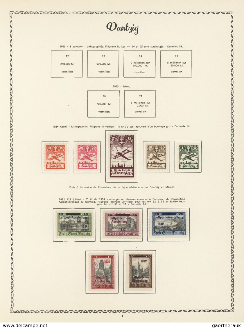 24832 Flugpost Alle Welt: 1912/1945, Extensive Collection Of Mint Airmail Stamps Worldwide Housed In Two J - Autres & Non Classés