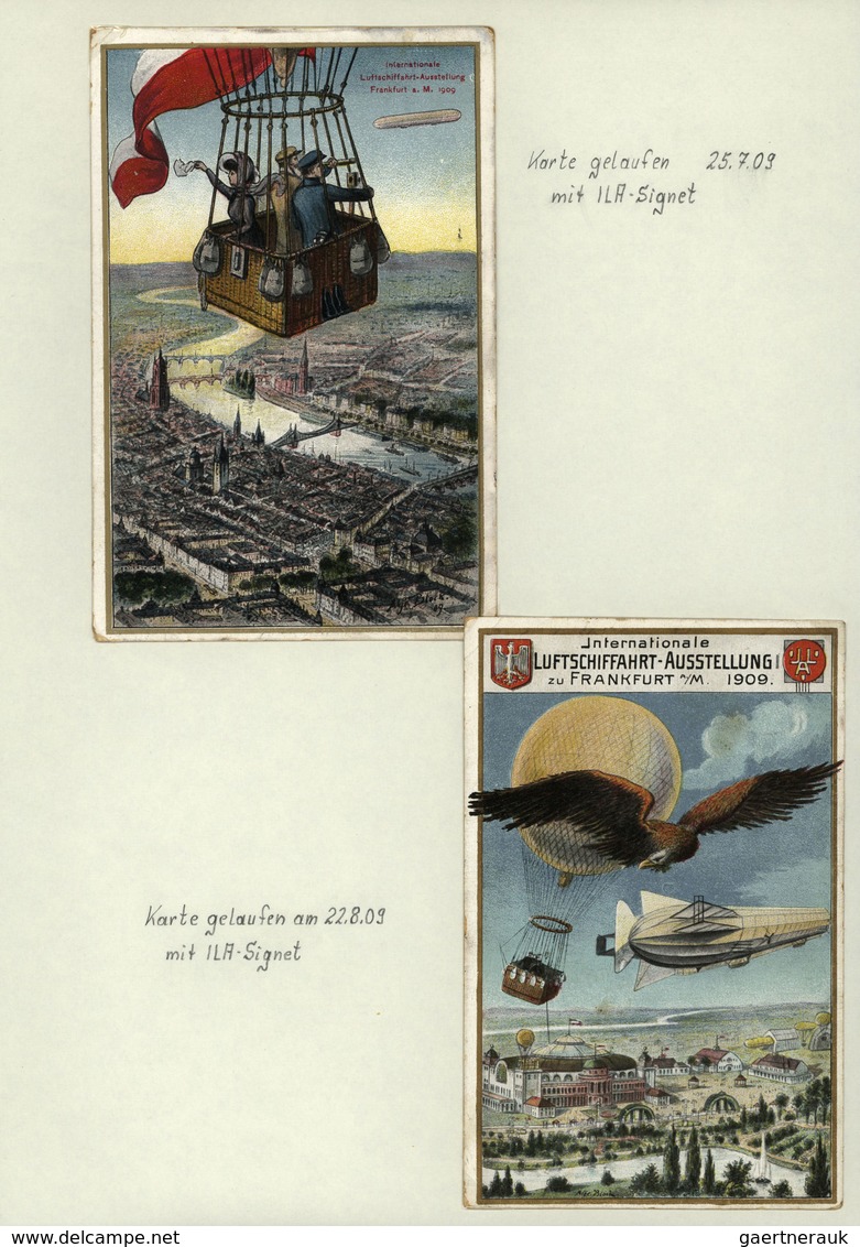24839 Zeppelinpost Deutschland: 1900/2000, interesting collection, chronolgically sorted in 7 volumes, inc