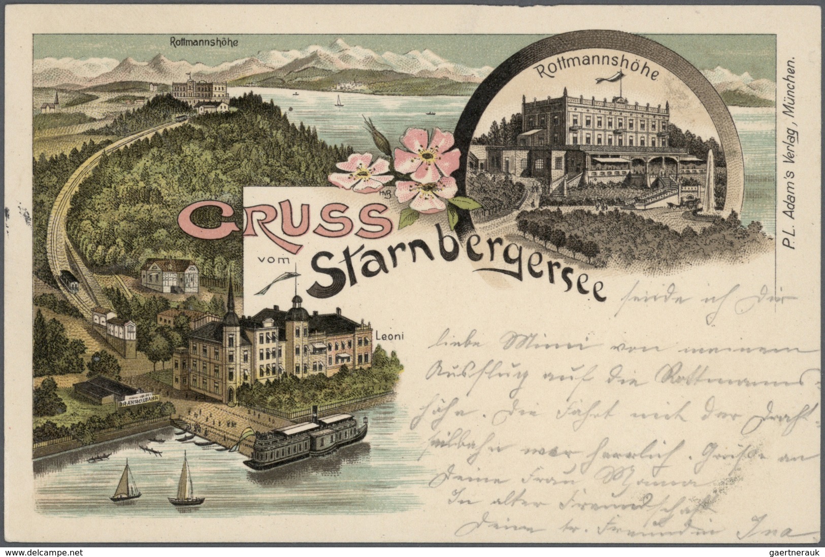24852 Schiffspost Deutschland: Ab 1896 Partie Schiffahrt Auf Der Elbe, Donau, Rhein, Sowie Viele Starnberg - Lettres & Documents