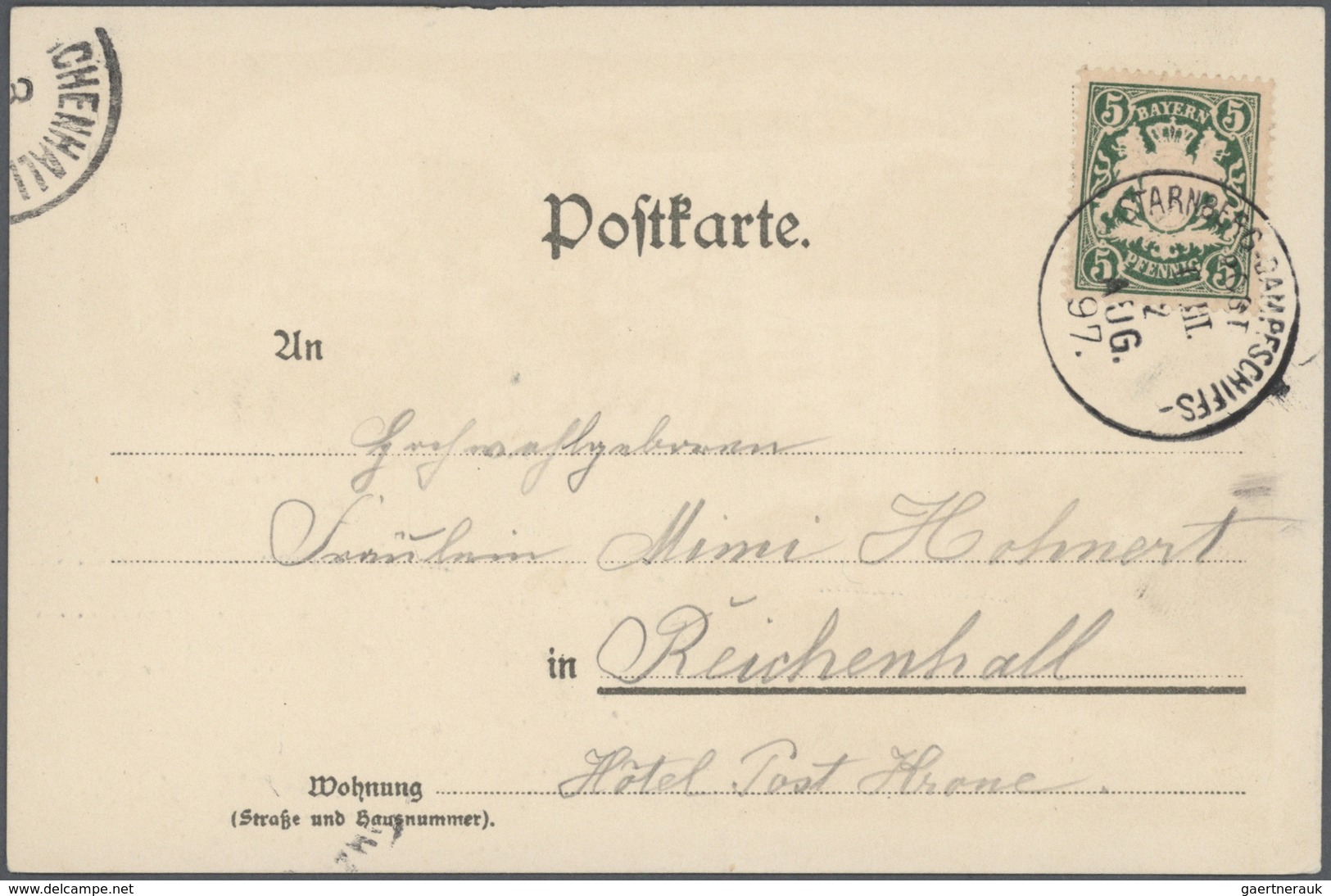 24852 Schiffspost Deutschland: Ab 1896 Partie Schiffahrt Auf Der Elbe, Donau, Rhein, Sowie Viele Starnberg - Lettres & Documents