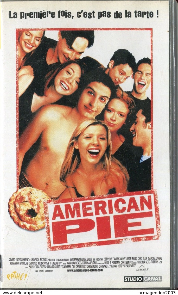 K7 VHS CASSETTE VIDEO - AMERICAN PIE - Commedia