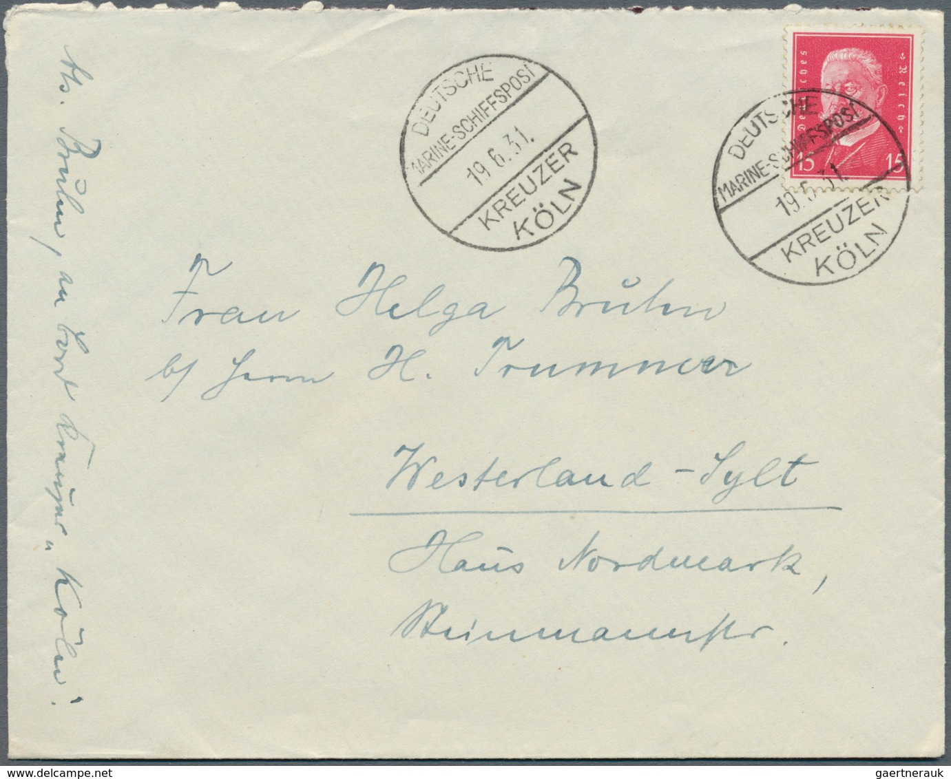 24861 Deutsche Schiffspost im Ausland - Seepost: 1920/1945, Partie von über 80 Belegen mit vielen interess
