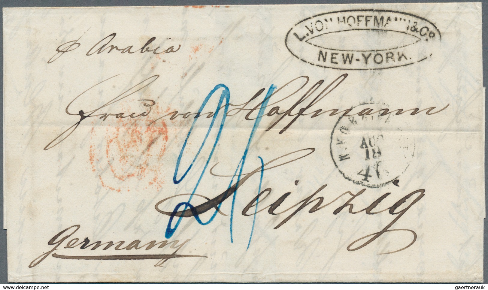 24865 Schiffspost Alle Welt: 1798/1867, 27 Consignment Notes And Four Shipletters Often With Maritime Illu - Autres & Non Classés