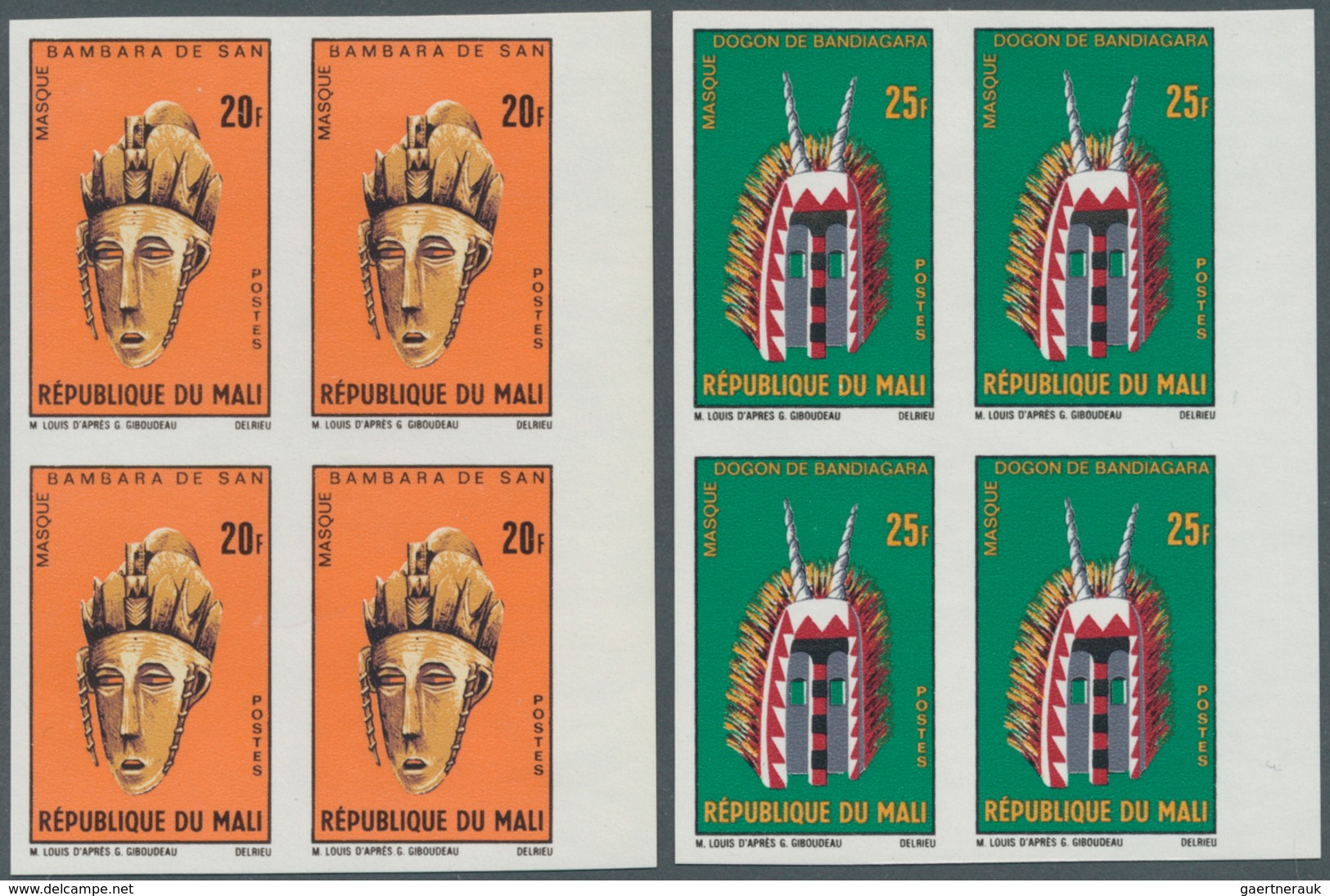 24913 Thematische Philatelie: 1970s/1990s. Lot with about 70 proof and color proof stamps of former French