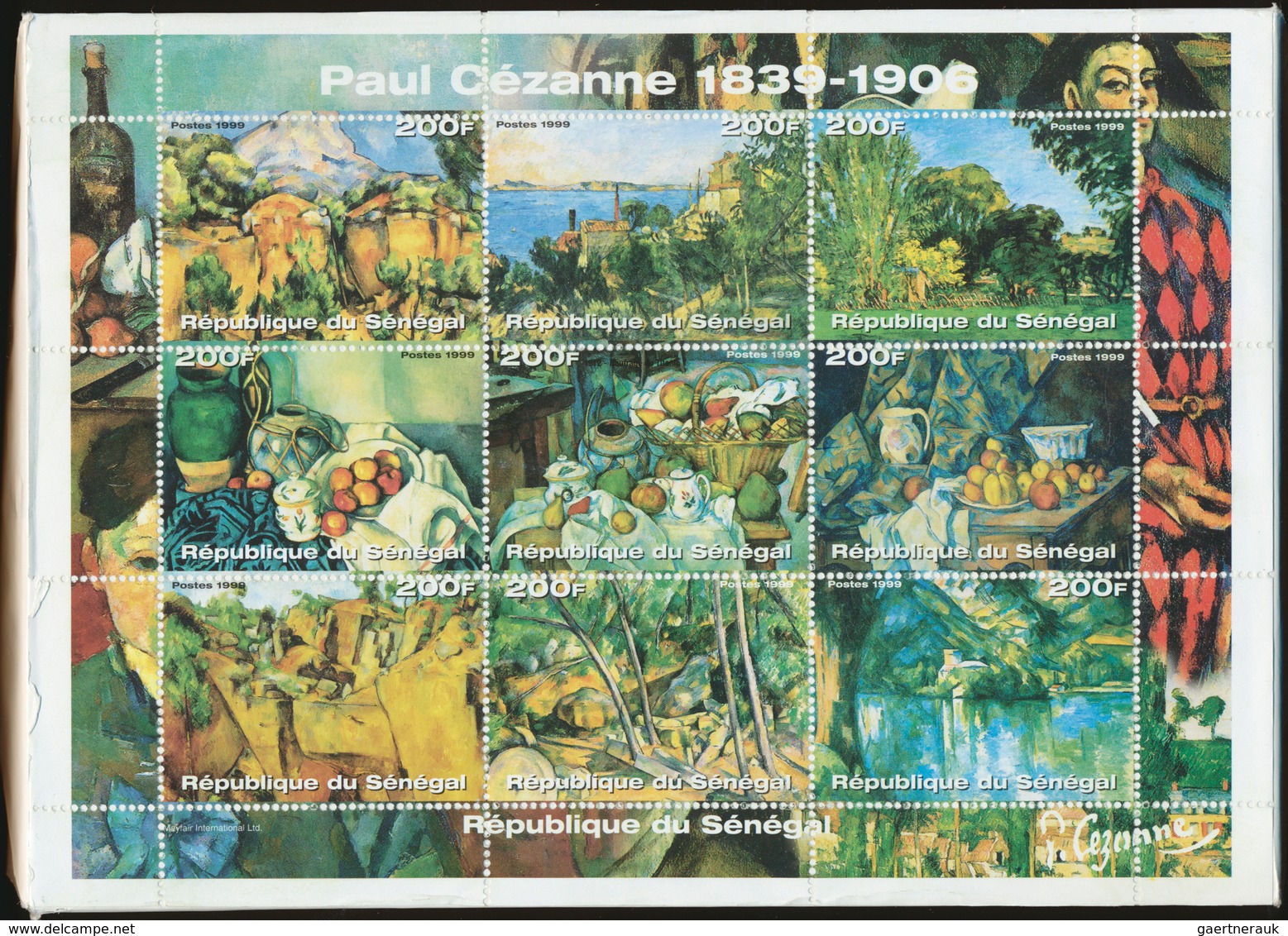 24919 Thematische Philatelie: 1989/1999, Guinea/Niger/Senegal, Great Stock Of Never Hinged Sheets (but Two - Non Classés