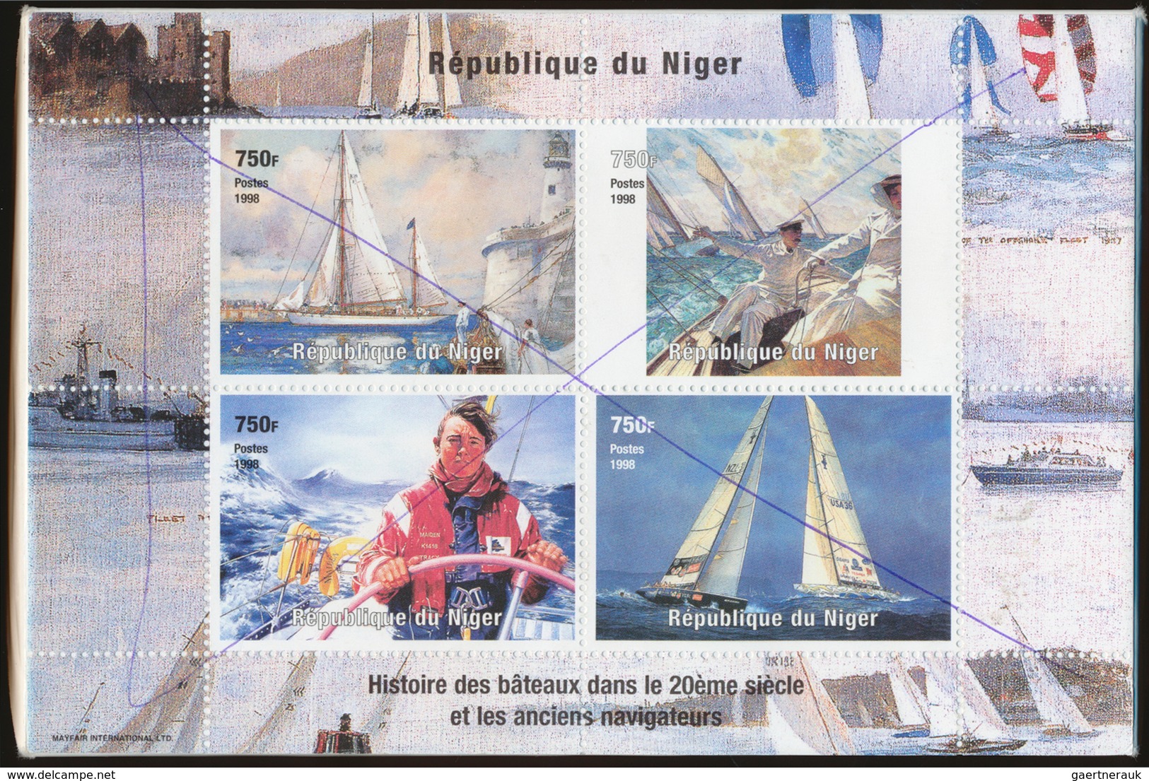 24919 Thematische Philatelie: 1989/1999, Guinea/Niger/Senegal, Great Stock Of Never Hinged Sheets (but Two - Non Classés