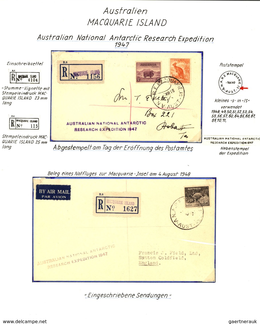 24935 Thematik: Antarktis / antarctic: 1895/1980 (ca.), a lovely exhibit comprising apprx. 138 covers/card