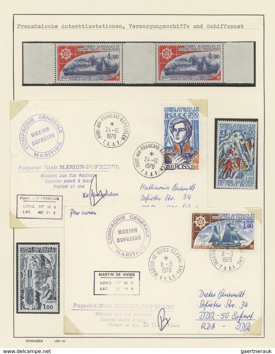 24938 Thematik: Antarktis / Antarctic: 1930/2000, Comprehensive Collection Of Apprx. 470 Covers/cards (com - Autres & Non Classés