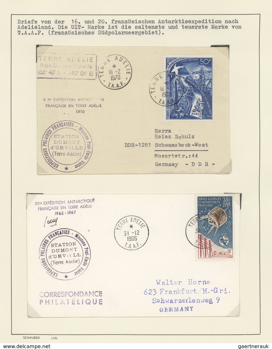 24938 Thematik: Antarktis / Antarctic: 1930/2000, Comprehensive Collection Of Apprx. 470 Covers/cards (com - Autres & Non Classés