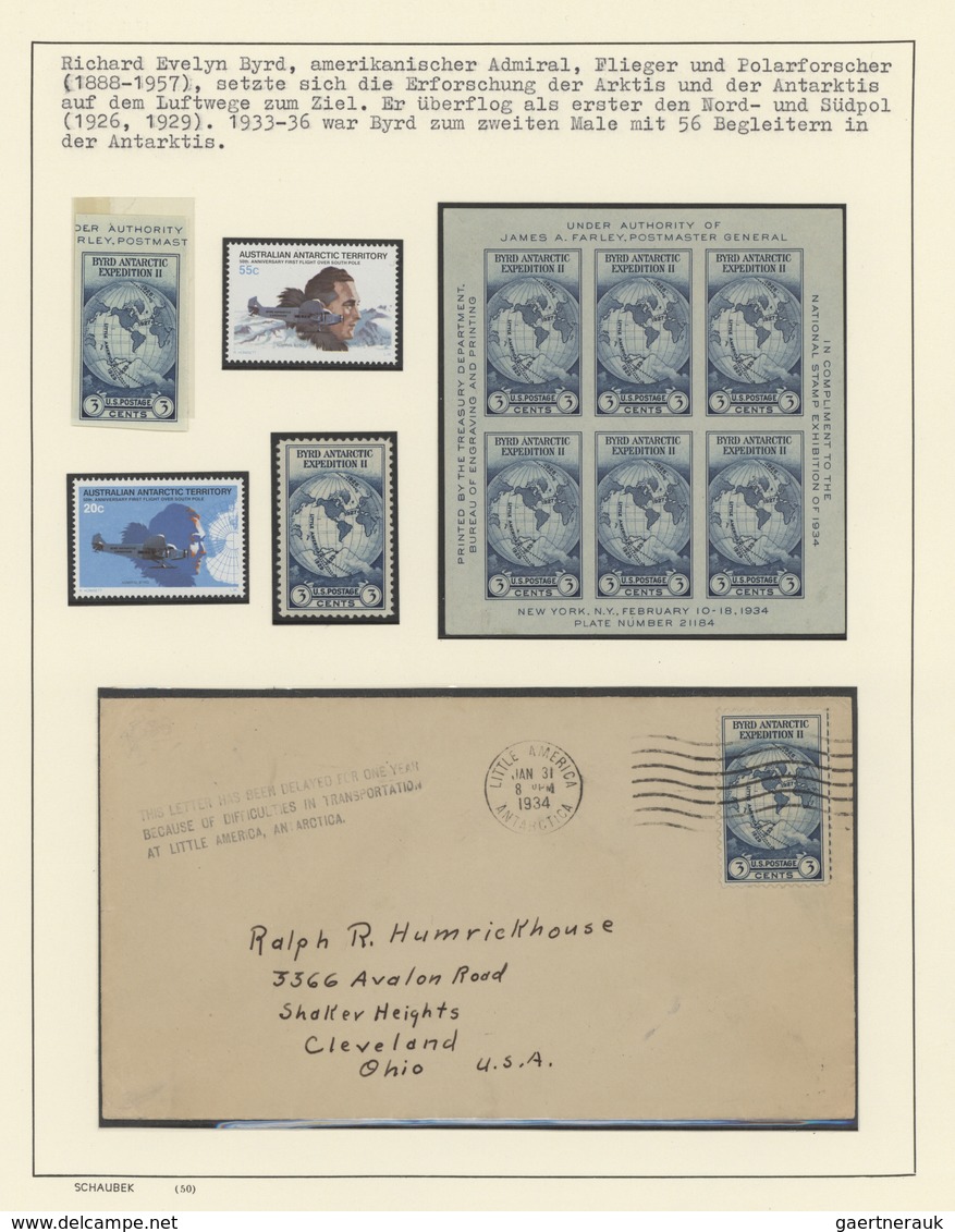 24938 Thematik: Antarktis / antarctic: 1930/2000, comprehensive collection of apprx. 470 covers/cards (com