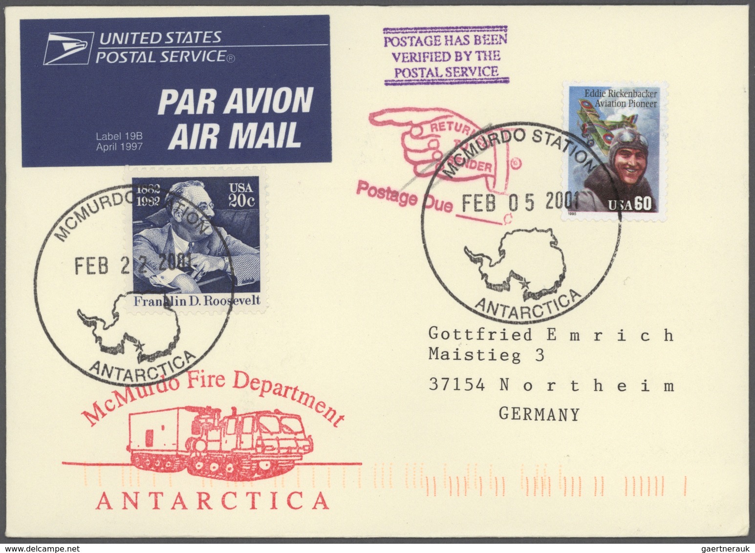 24941 Thematik: Antarktis / antarctic: 1934/2009, U.S. ANTARCTIC ACTIVITIES (incl. a few Arctic), comprehe