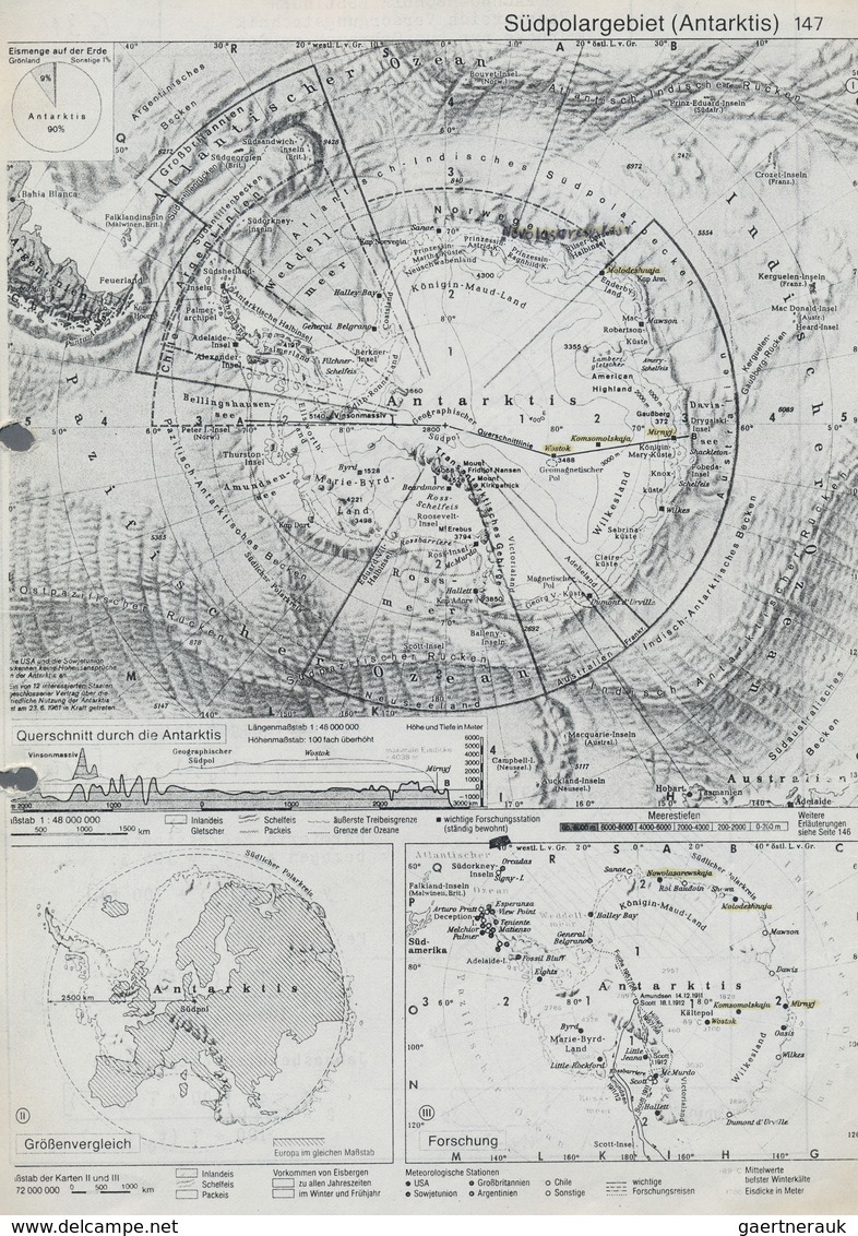 24943 Thematik: Antarktis / Antarctic: 1939/2000 (ca.), "Amerikanische Expedtitonen Und Postämter In Der A - Autres & Non Classés