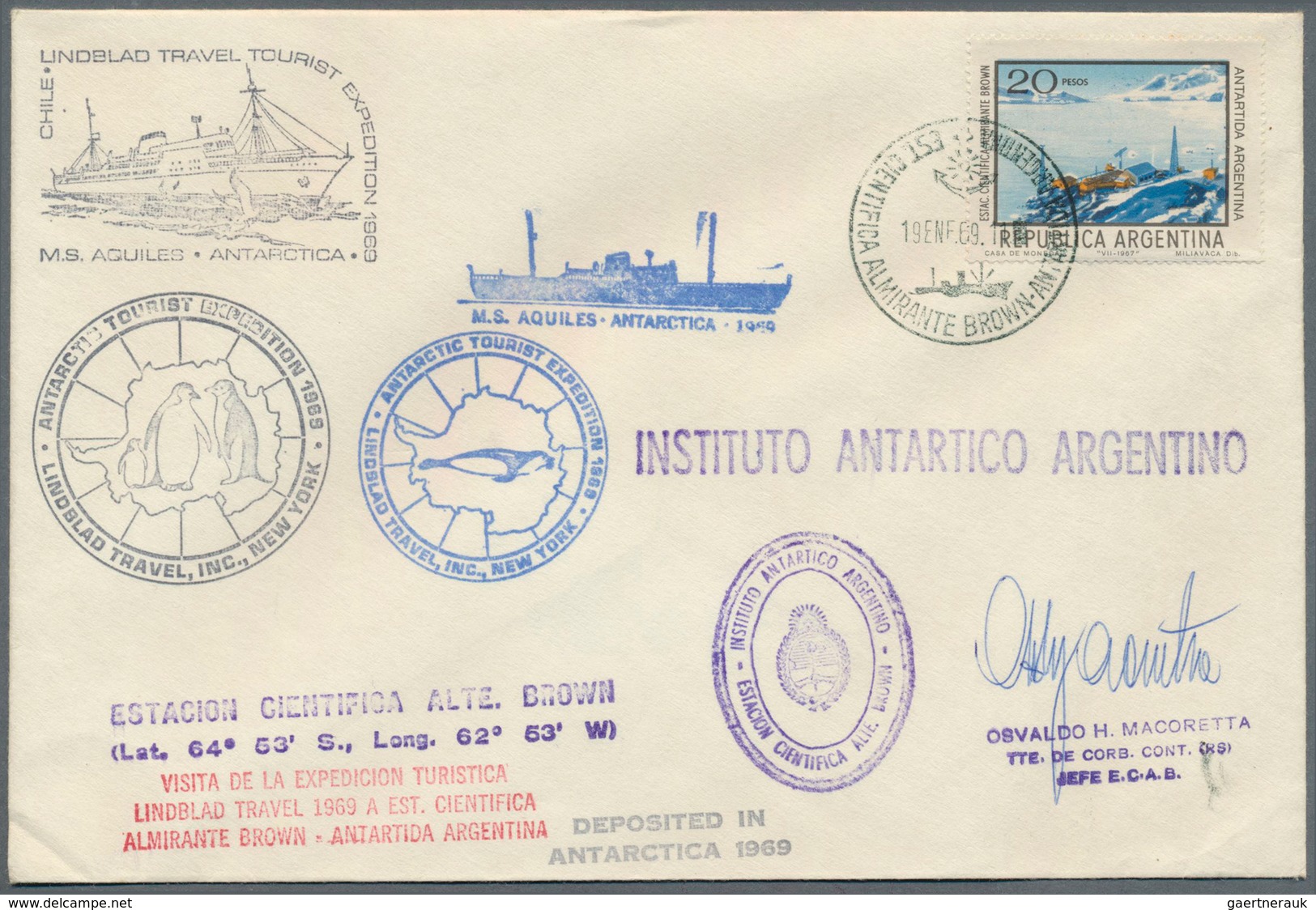 24944 Thematik: Antarktis / Antarctic: 1944/2007, ARGENTINEAN ACTIVITIES/MALVINAS/TIERRA DEL FUEGO, Collec - Autres & Non Classés