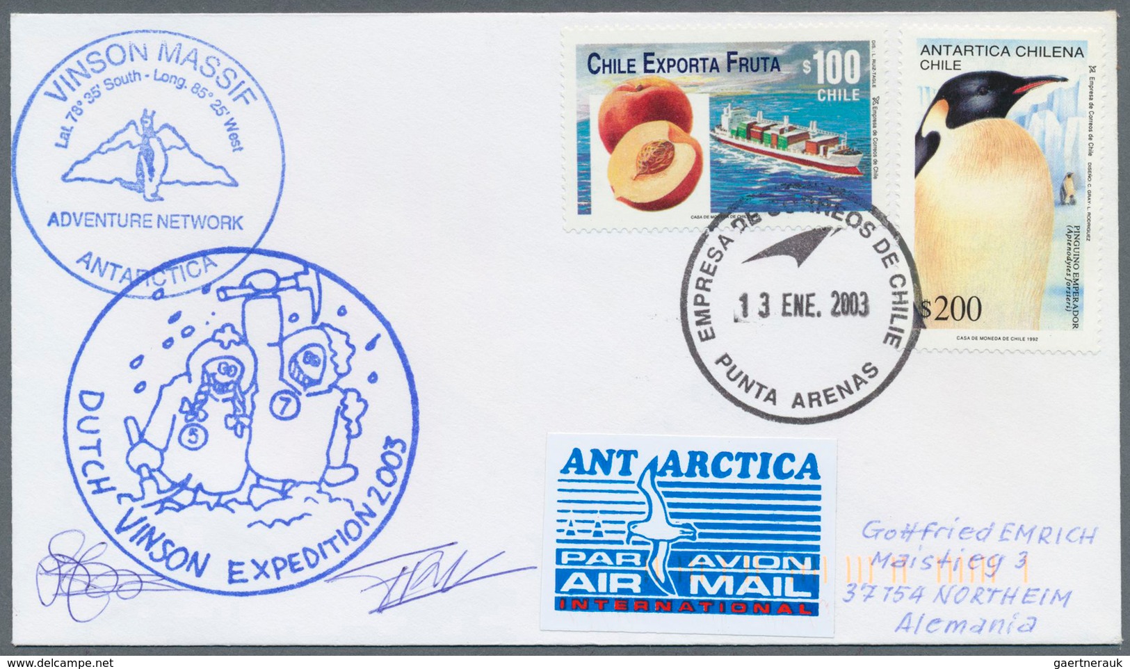 24948 Thematik: Antarktis / Antarctic: 1959/2008, CHILEAN ACTIVITIES, Collection Of Apprx. 400 Covers/card - Autres & Non Classés