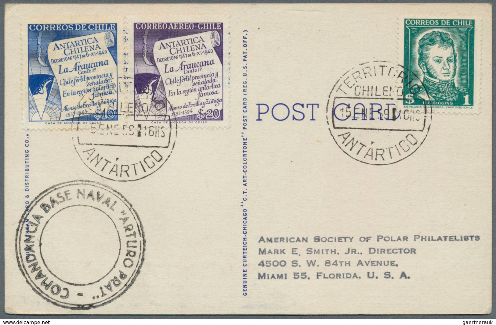 24948 Thematik: Antarktis / antarctic: 1959/2008, CHILEAN ACTIVITIES, collection of apprx. 400 covers/card