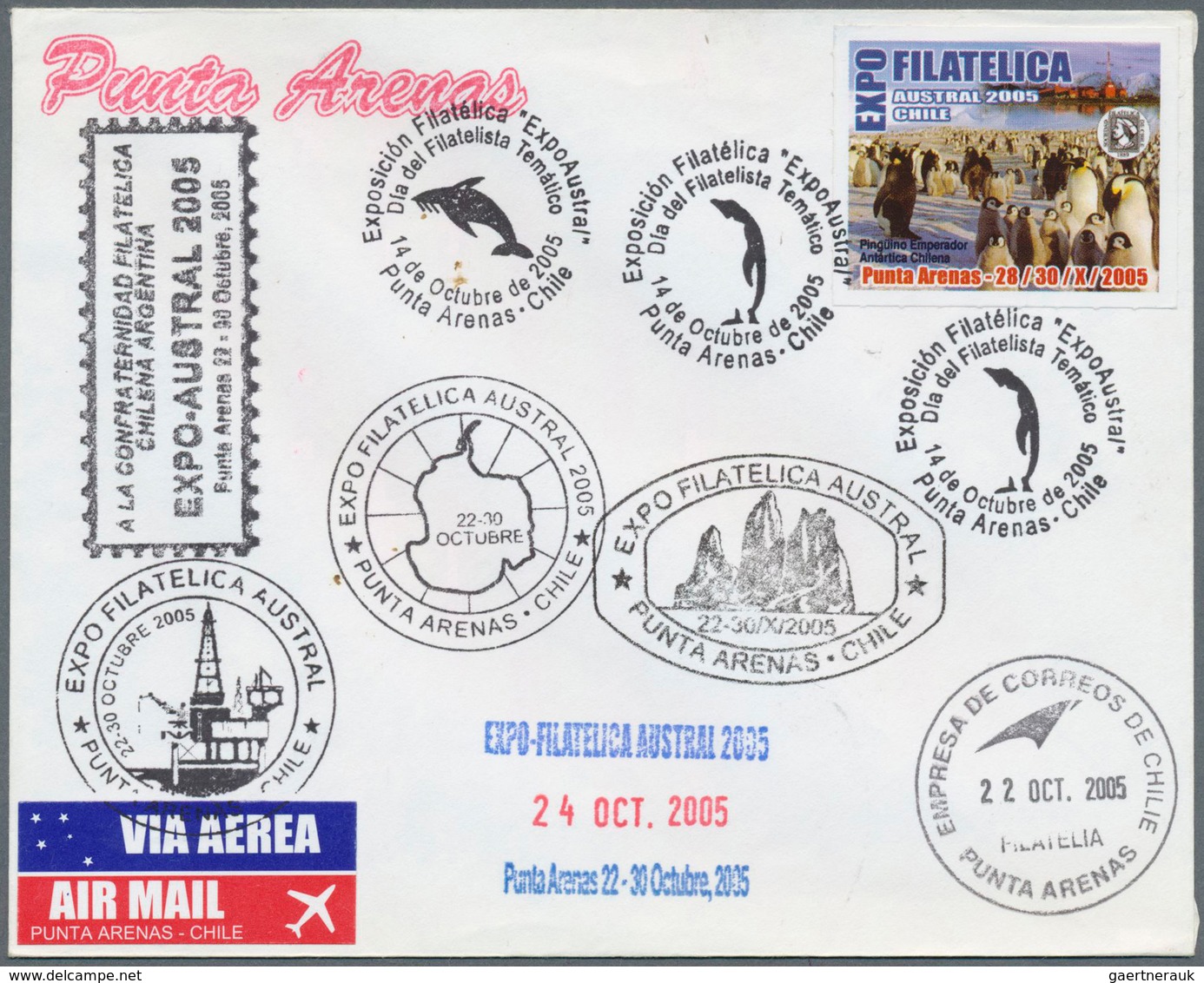 24948 Thematik: Antarktis / antarctic: 1959/2008, CHILEAN ACTIVITIES, collection of apprx. 400 covers/card