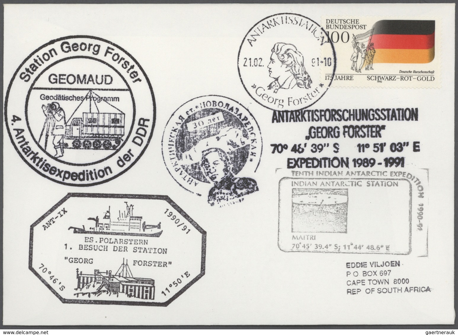 24951 Thematik: Antarktis / Antarctic: 1969/1991, EAST GERMAN ANTARCTIC RESEARCH (incl. A Few Arctic), Acc - Autres & Non Classés